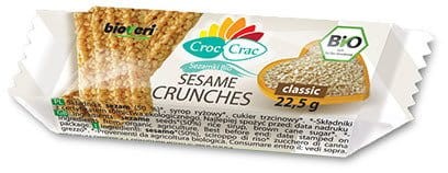 Sezamki Croc-Crac Klasyczne BIO 22,5g - Bioveri