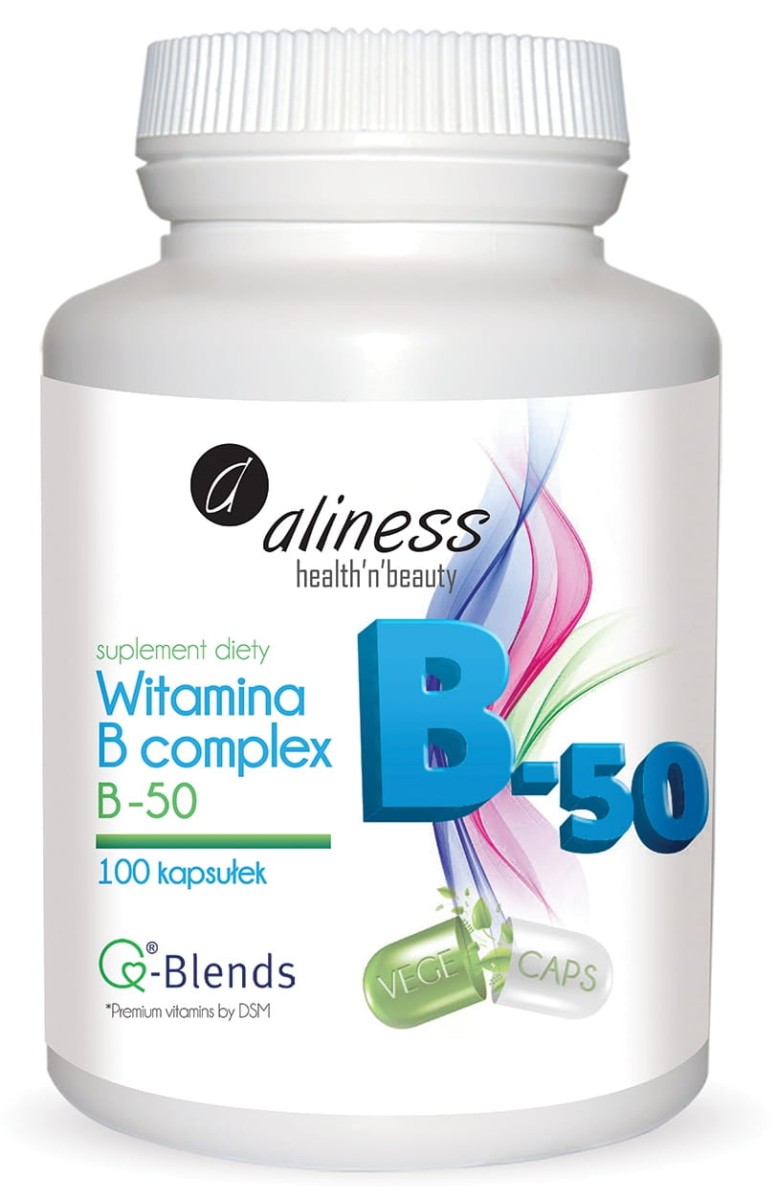 Witamina B complex B-50 100 Kapsułek - Aliness