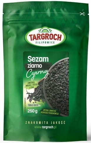 Sezam Czarny Ziarno 250g - Targroch