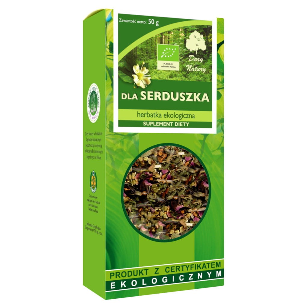 Herbatka dla Serduszka BIO 50g - Dary Natury