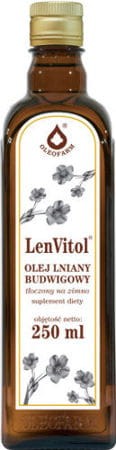 Olej Lniany LenVitol 250ml - Oleofarm
