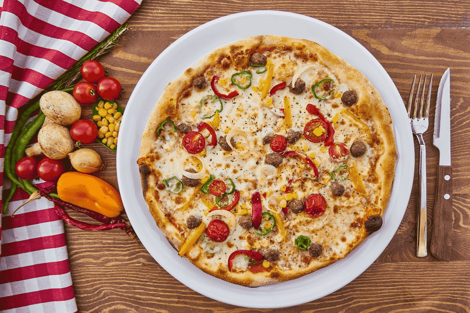 zdrowa domowa pizza