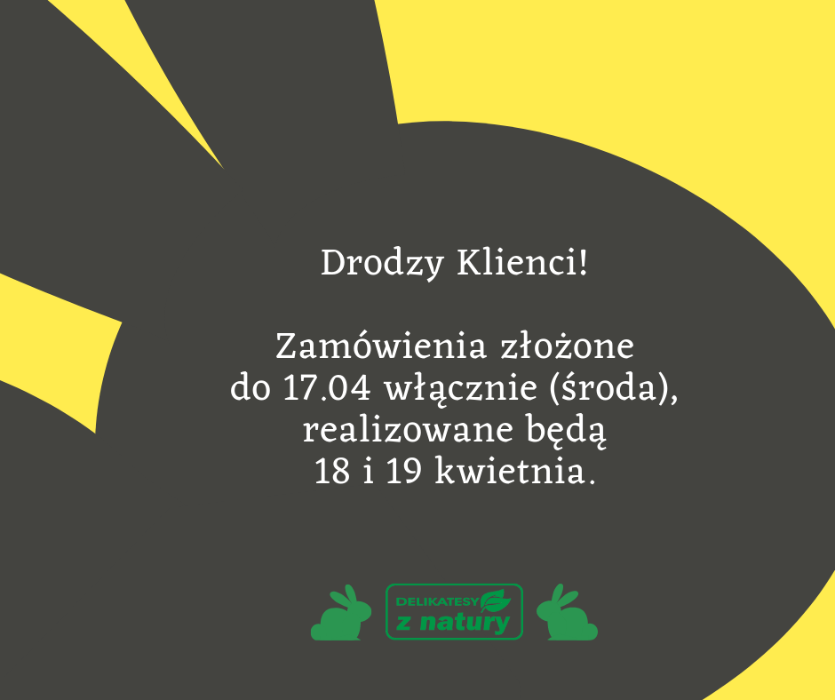 Dostawy w Wielkanoc 2019